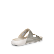 Ecco 206823-01688 Cozmo W 2-Strap Pure White Gold Sandals