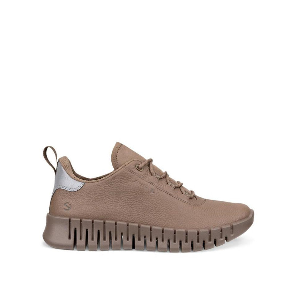 Ecco 218233 01674 Gruuv W Sneaker Leather GTX Taupe Sneakers