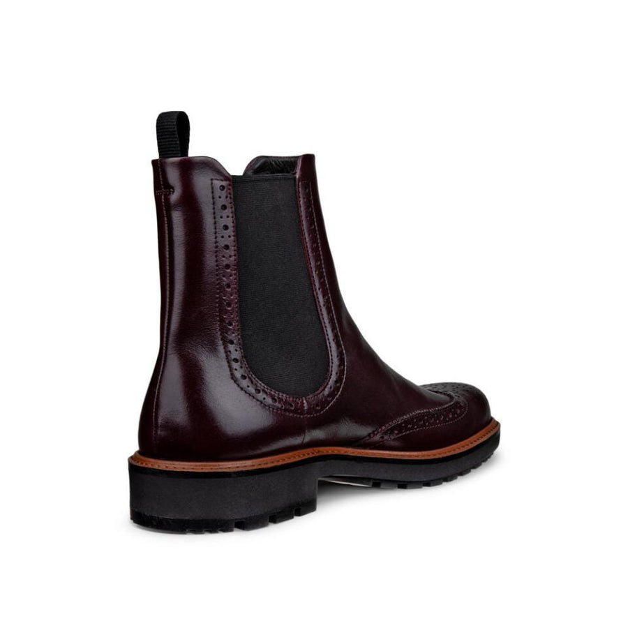 Ecco 232883 61291 Metropole Oslo W Chelsea Dark Ruby Boots