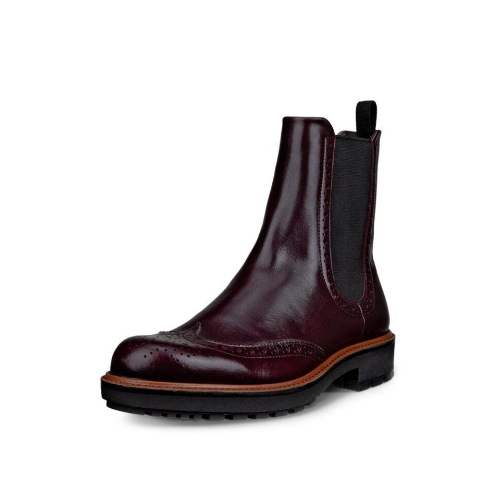 Ecco 232883 61291 Metropole Oslo W Chelsea Dark Ruby Boots