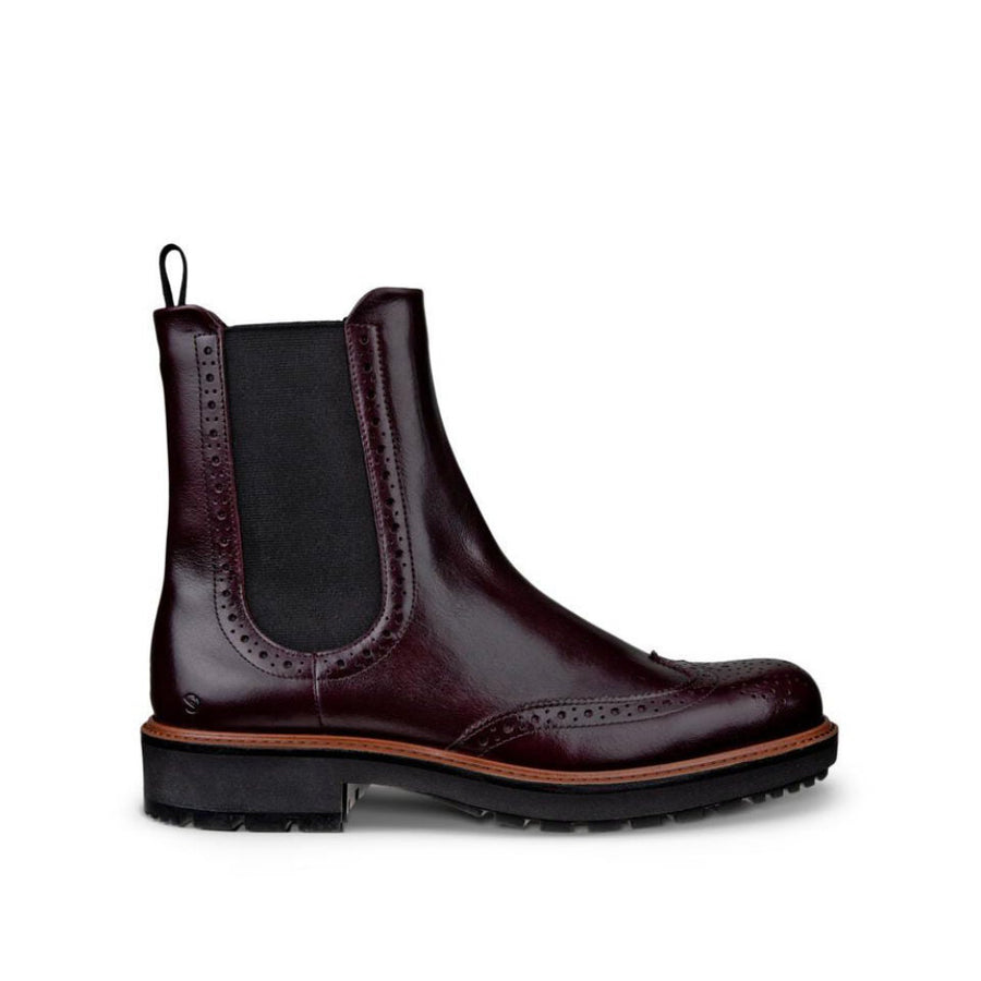 Ecco 232883 61291 Metropole Oslo W Chelsea Dark Ruby Boots