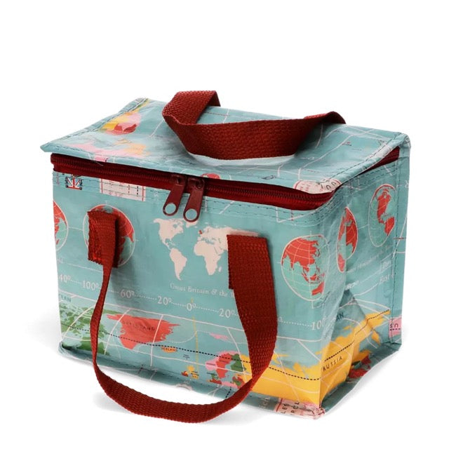 Rex London Insulated lunch bag - World Map-24489