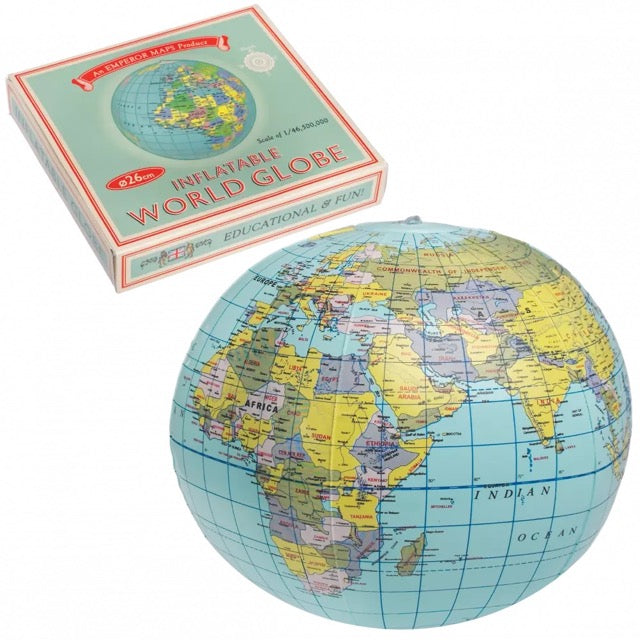 Rex London Inflatable world globe - World Map-25272