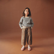 Wheat Jaquard Pullover Harlow - 3191 Offwhite