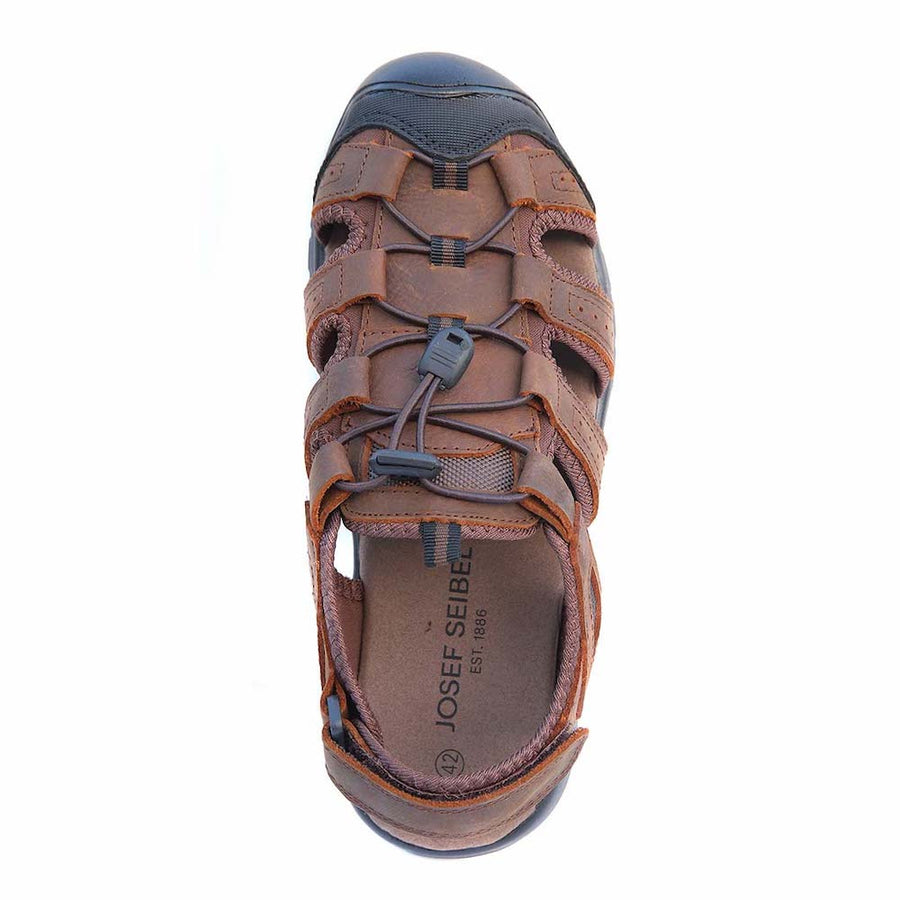 Josef Seibel Bart 02 Brown Microfibre Sandals