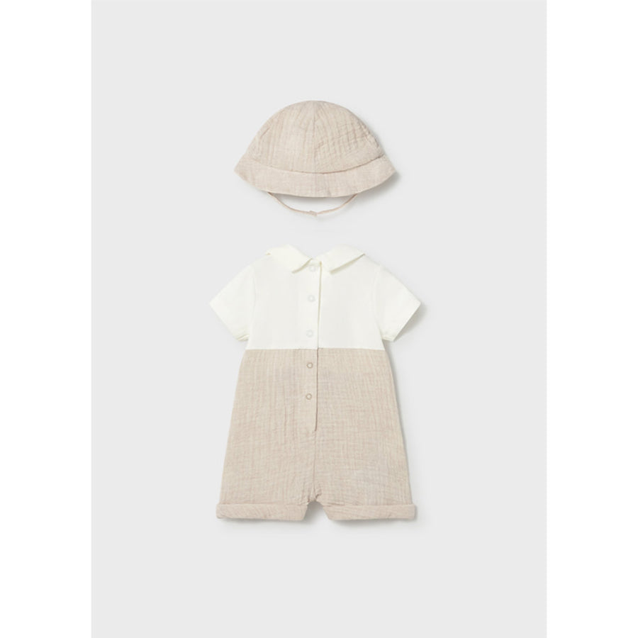 Mayoral Short Romper Wheat (1651)