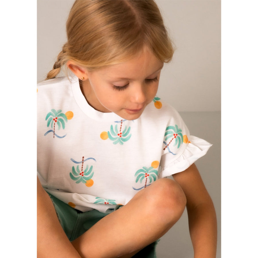 Mayoral Printed S/S T-Shirt Crd Oasis (3018)