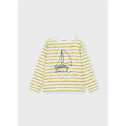 Mayoral L/S Stripes T-Shirt Olive (3083)