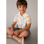 Mayoral S/S Polo Creampeach (3104)