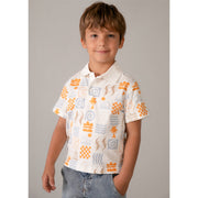 Mayoral S/S Polo Creampeach (3104)