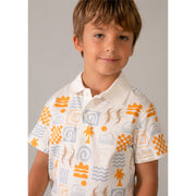Mayoral S/S Polo Creampeach (3104)