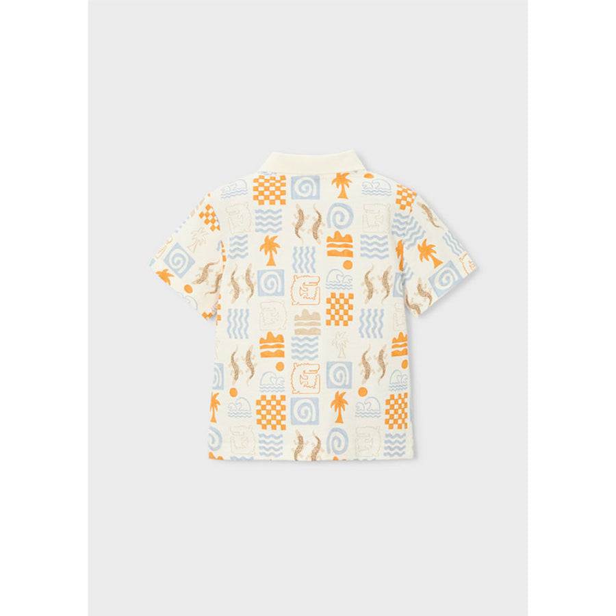 Mayoral S/S Polo Creampeach (3104)