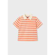 Mayoral Stripes S/S Polo Orange (3110)