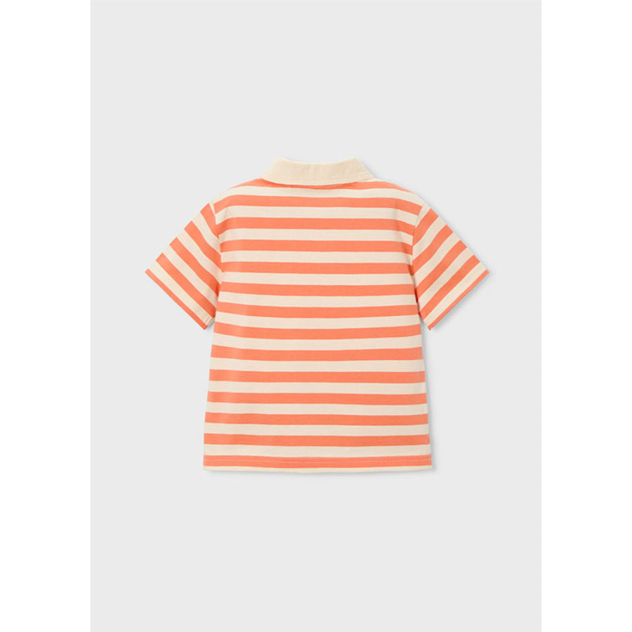 Mayoral Stripes S/S Polo Orange (3110)
