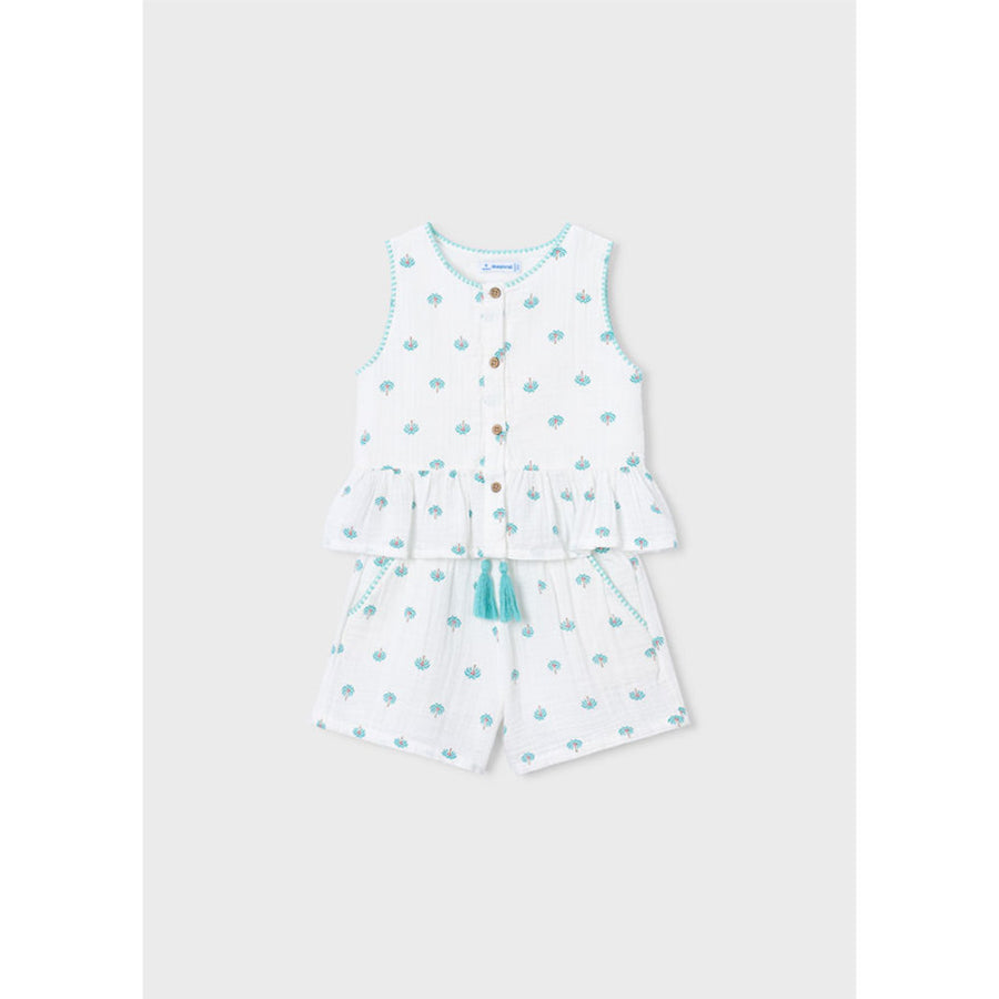Mayoral Printed Shorts Set Natural (3229)