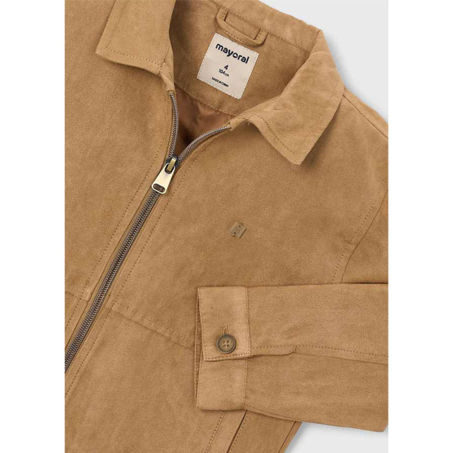 Mayoral Faux Suede Jacket Camel (3438)