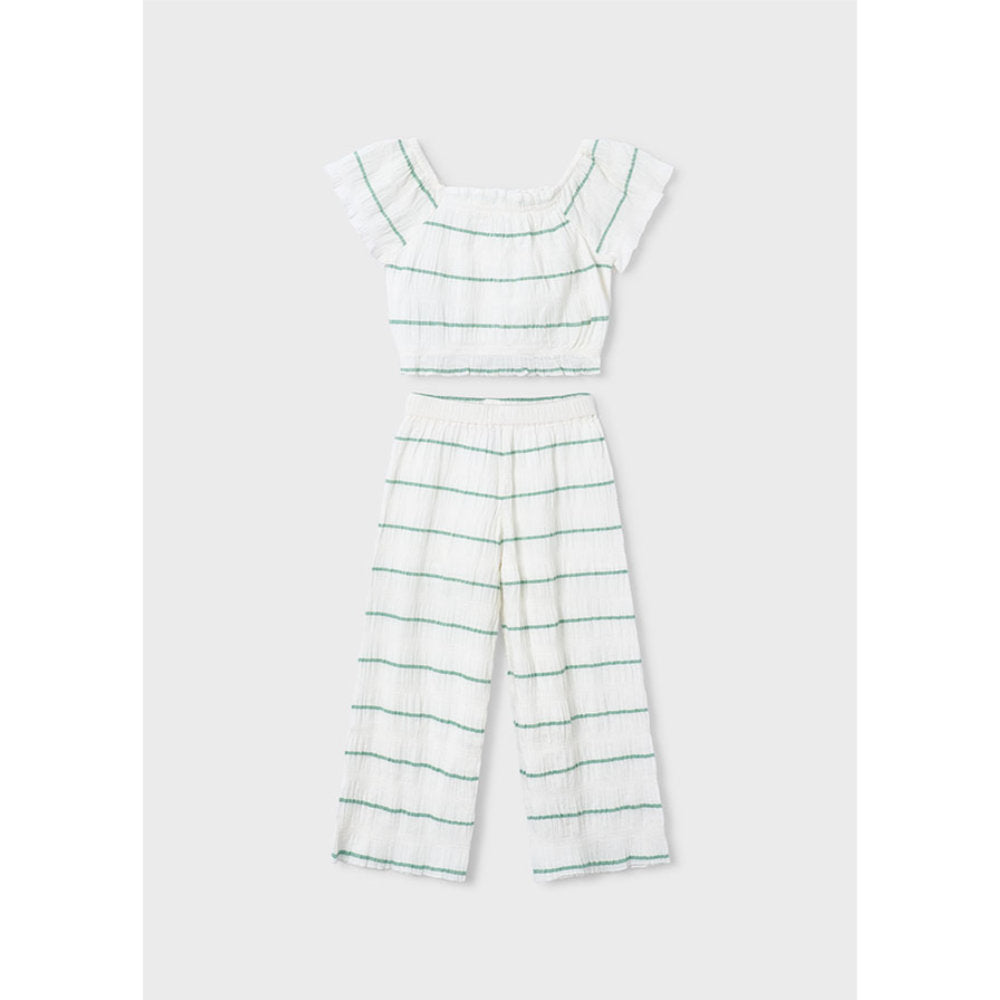 Mayoral Stripes Long Trousers Crdmint (3593)