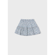 Mayoral Printed Dobby Skirt Sky Blue (3903)