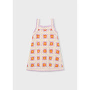 Mayoral Crochet Dress Bone (3935)