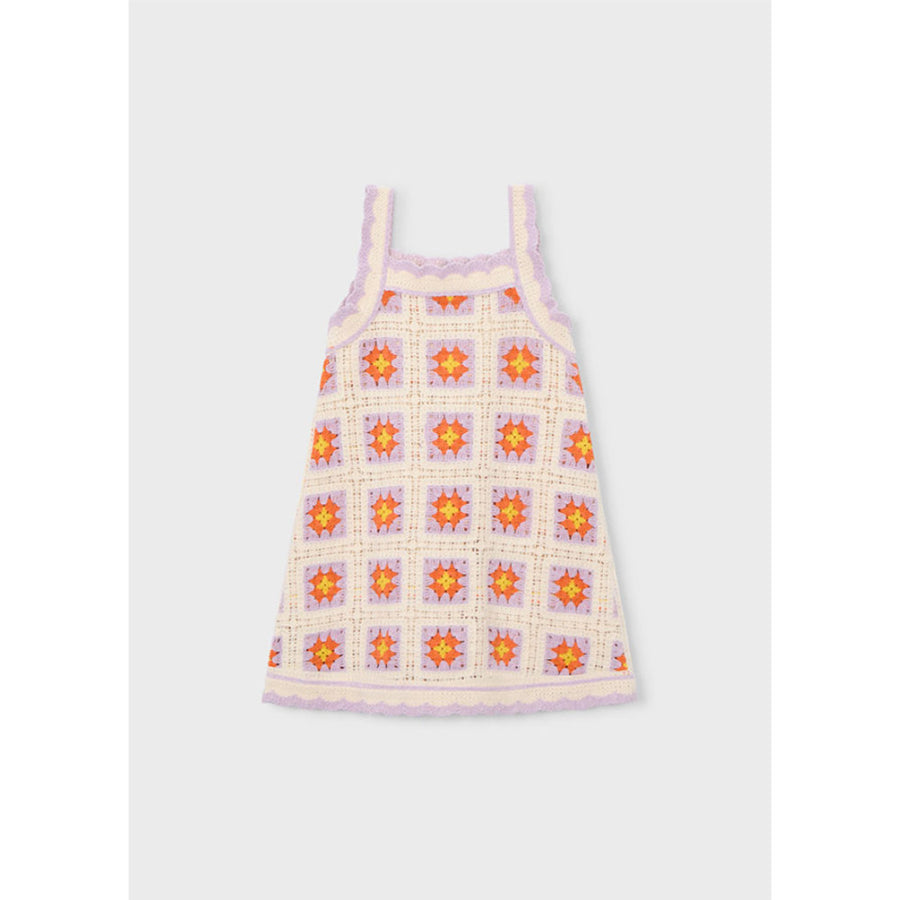 Mayoral Crochet Dress Bone (3935)
