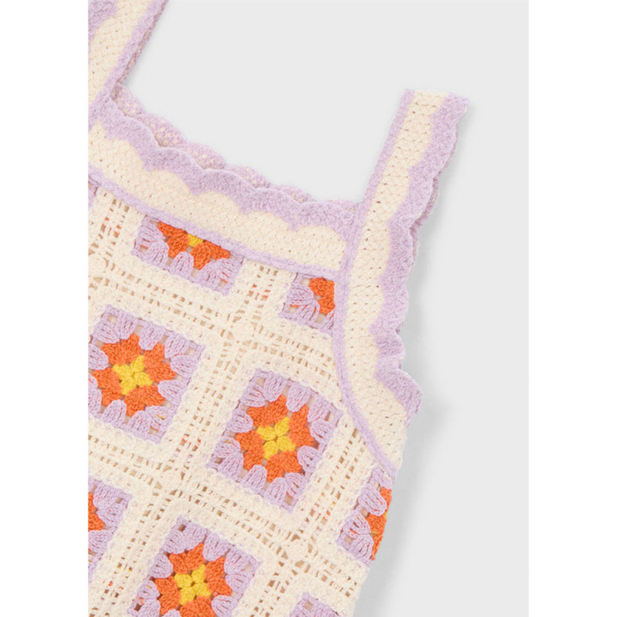 Mayoral Crochet Dress Bone (3935)