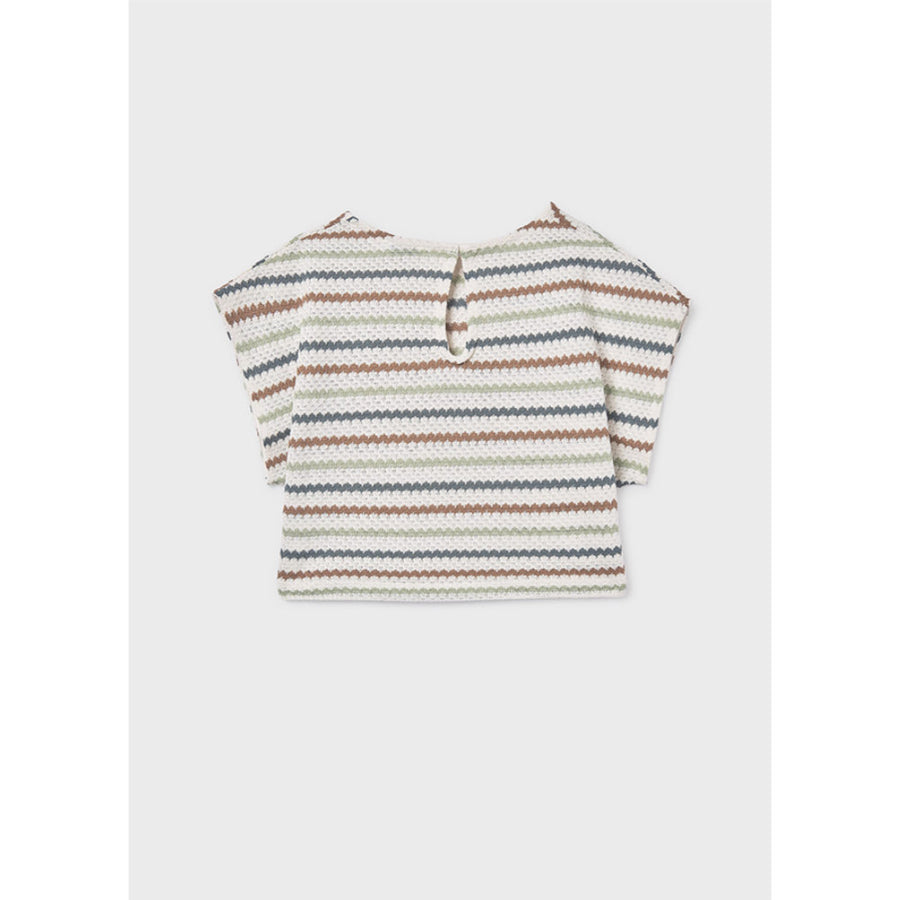 Mayoral Crochet Look Top Bone (6022)