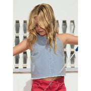 Mayoral Denim Striped Top Indigo (6025)