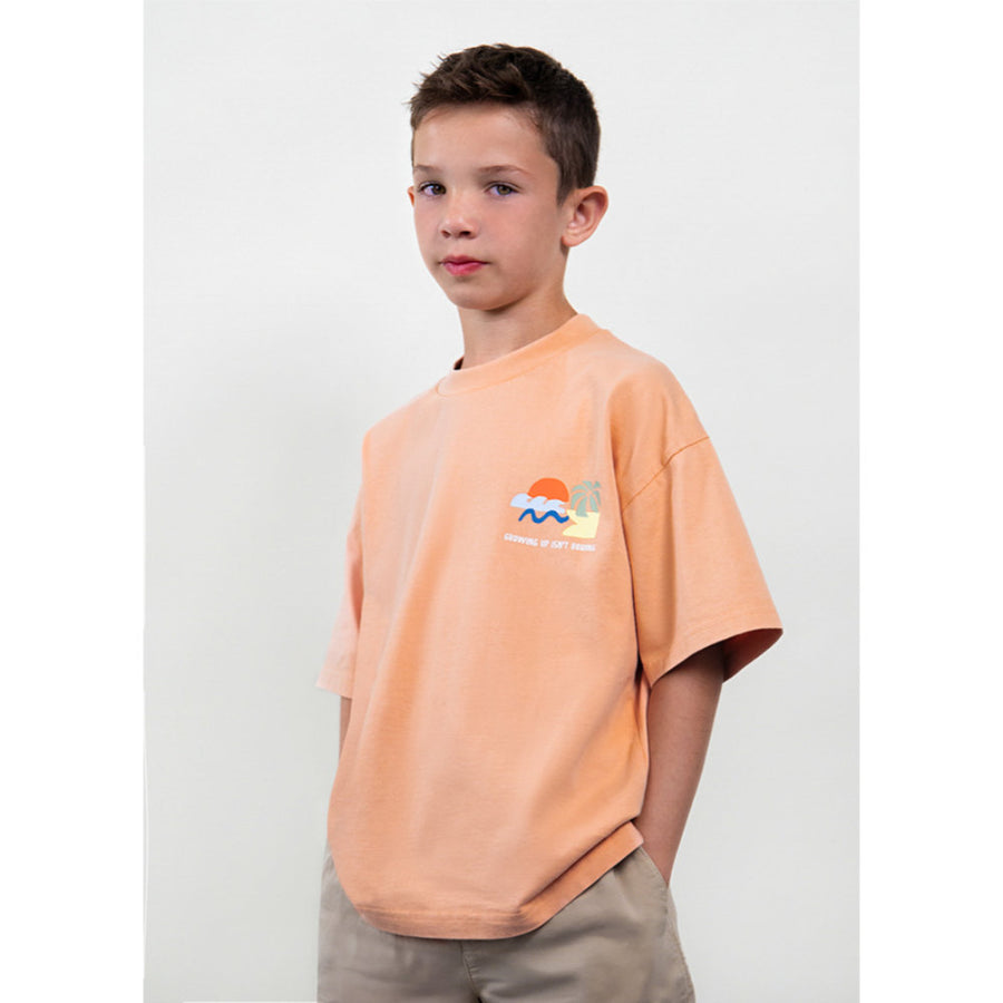 Mayoral Shapes S/S T Shirt Coral (6041)