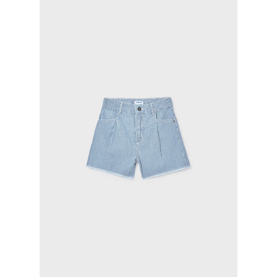 Mayoral Stripes Denim Shorts Indigo (6205)
