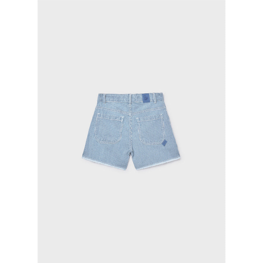 Mayoral Stripes Denim Shorts Indigo (6205)