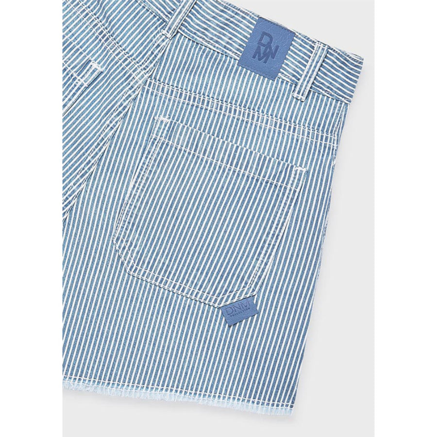 Mayoral Stripes Denim Shorts Indigo (6205)