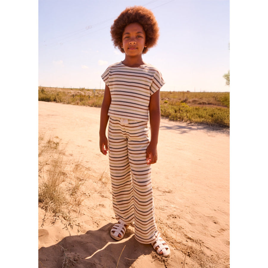 Mayoral Long Crochet Style Pants Bone (6550)