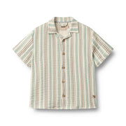 Wheat Shirt S/S Anker - 2603-416 9665 Summer Stripe