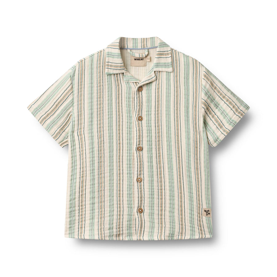 Wheat Shirt S/S Anker - 2603-416 9665 Summer Stripe