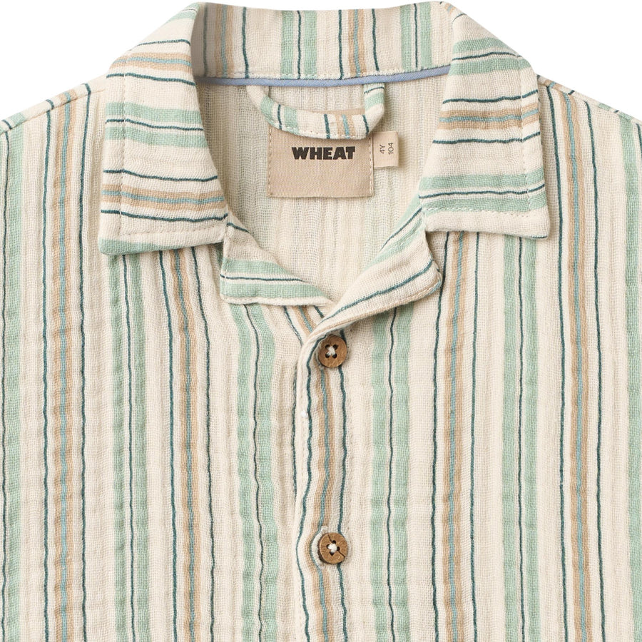 Wheat Shirt S/S Anker - 2603-416 9665 Summer Stripe