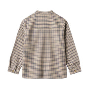 Wheat Shirt L/S Willum - 1306 Blue Check