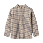 Wheat Shirt L/S Willum - 1306 Blue Check