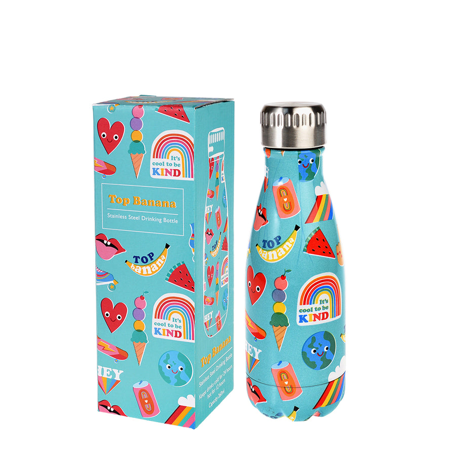 Rex London Stainless steel bottle 260ml - Top Banana-29097