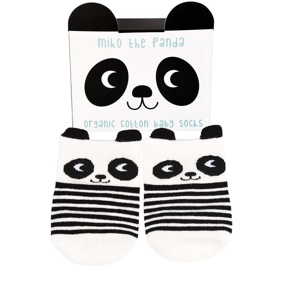 Rex London Pair of baby socks - Miko the Panda - 29102