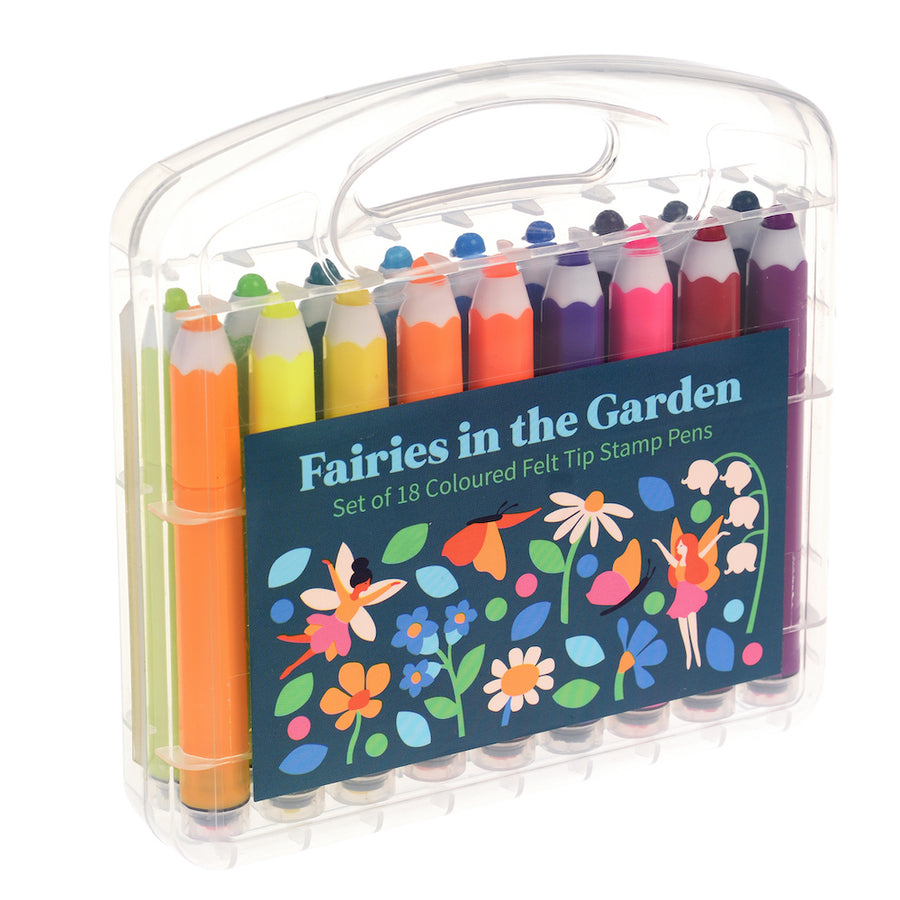 Rex London Felt Tip Stamp Pens - Fairies In The Garden 29249