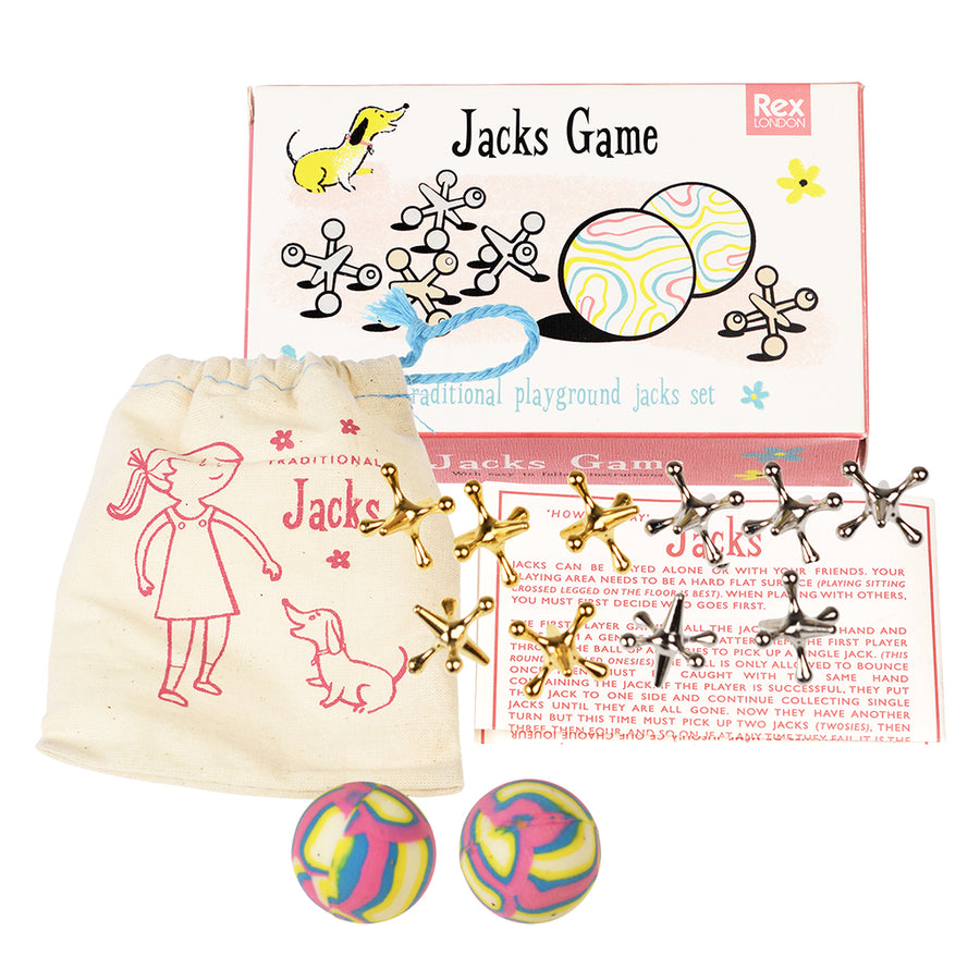 Rex London Traditional jacks playground game-29554