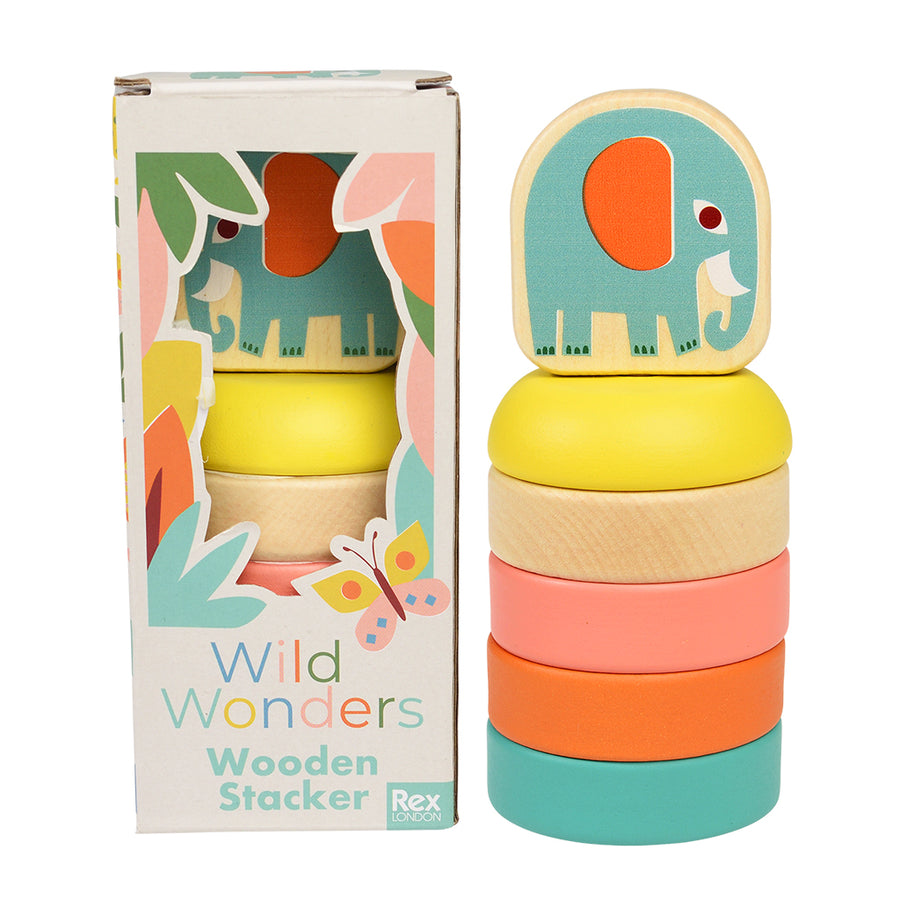 Rex London Wooden stacker - Wild Wonders-29723