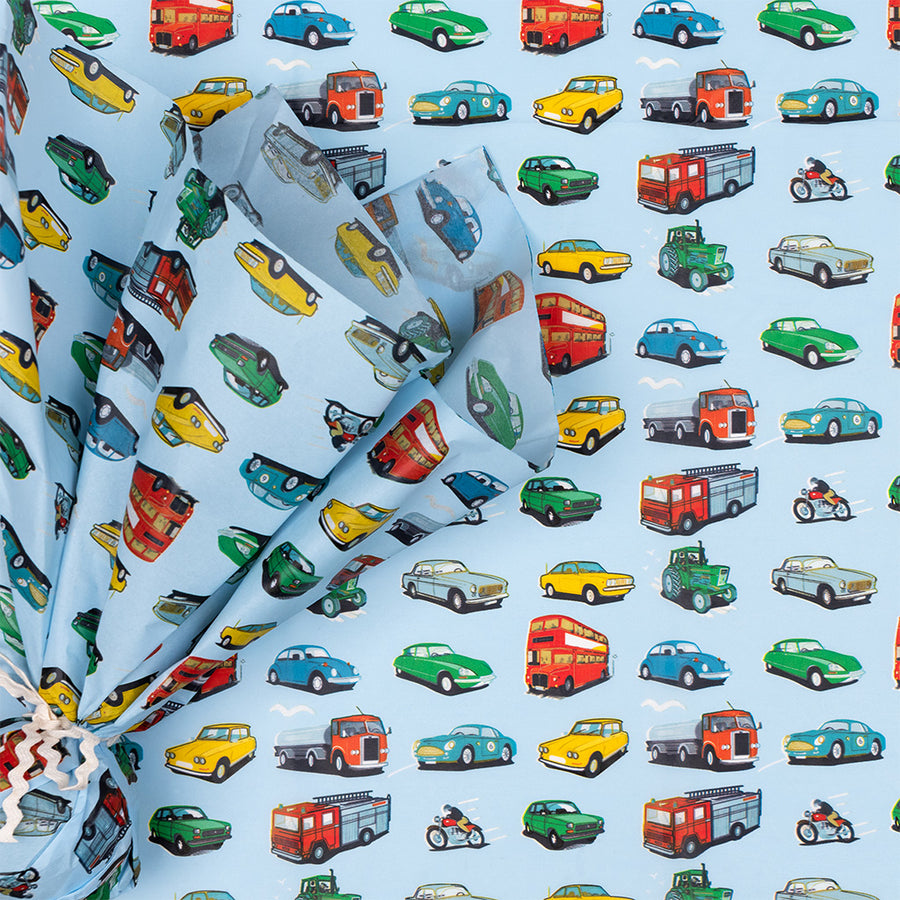 Rex London Tissue paper (10 sheets) - Road Trip-29861