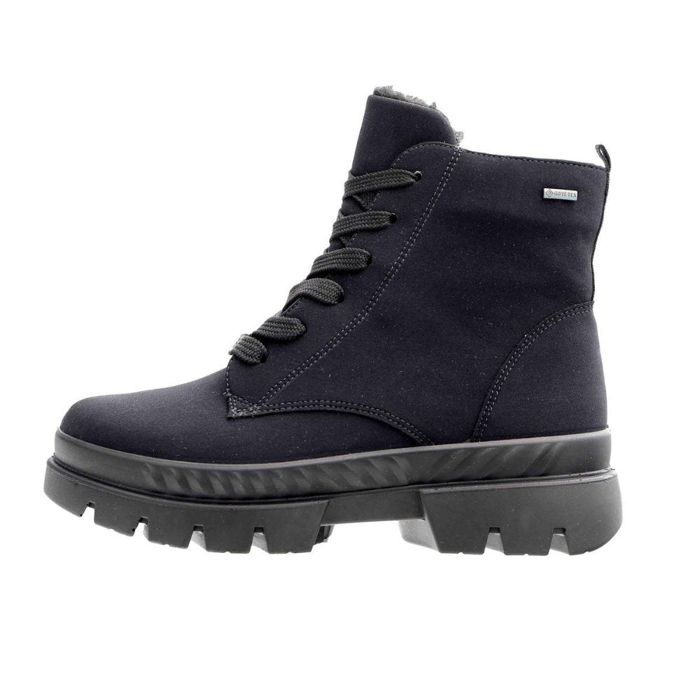Ara 1214116-11 Wide Fit Waterproof Black Boots