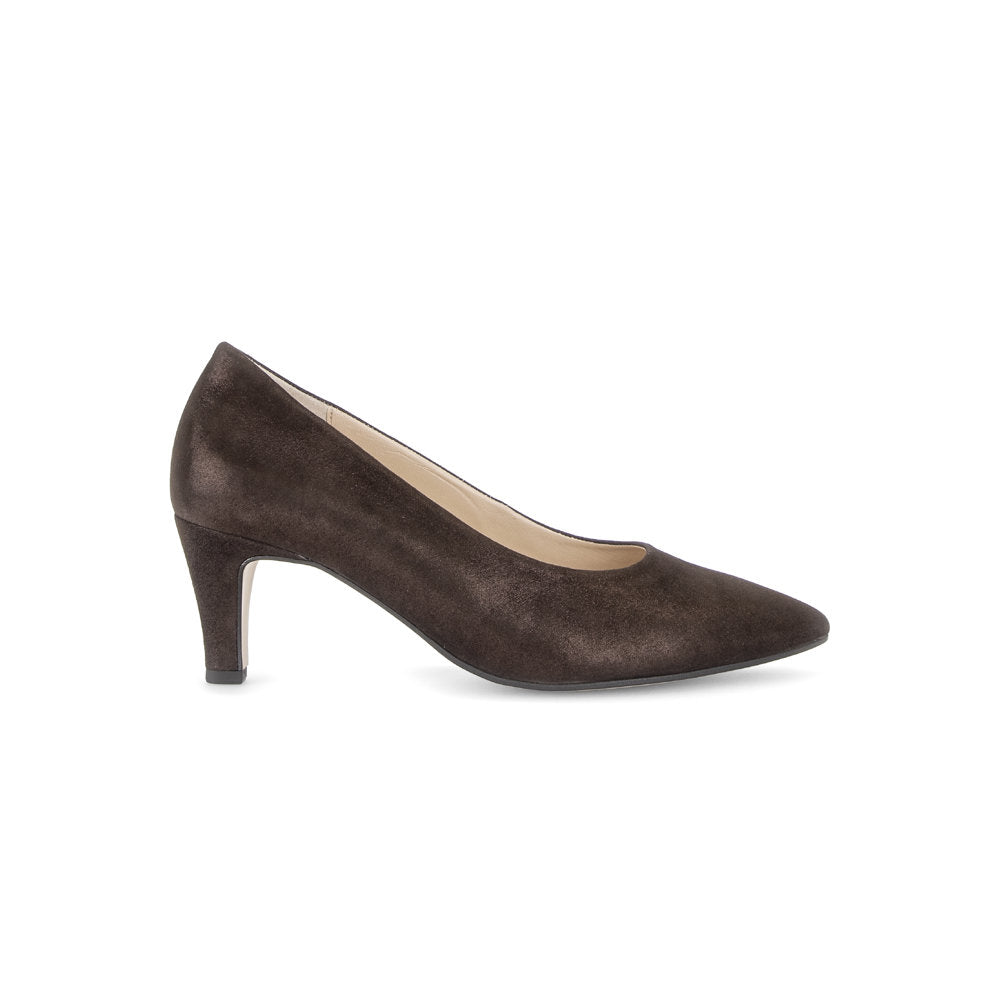 Gabor 3014.01.005 DAZE Wide Fit Mocca Court Shoes