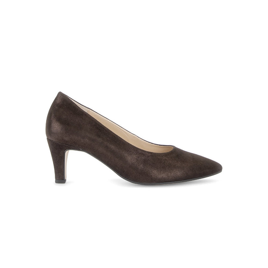 Gabor 3014.01.005 DAZE Wide Fit Mocca Court Shoes
