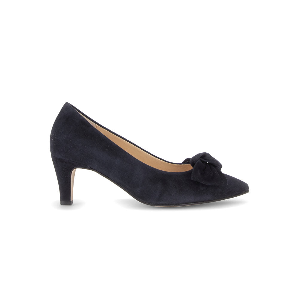 Gabor 3014.02.004 DUSTY Wide Fit Dark Blue Court Shoes