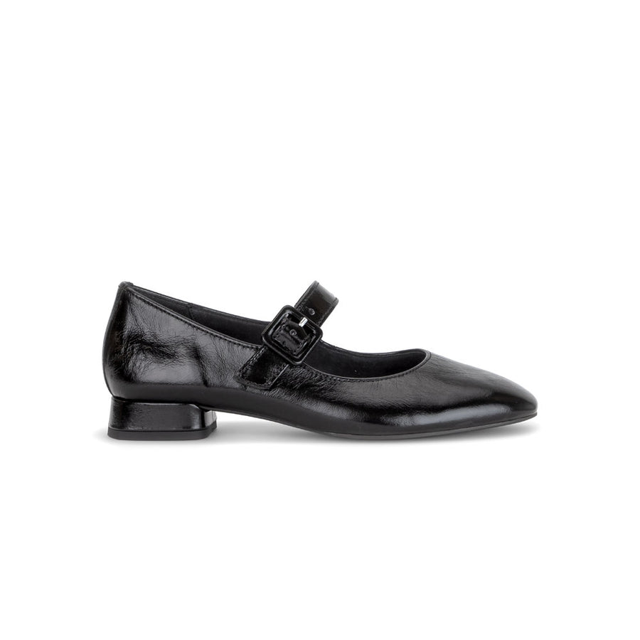Gabor 3020.02.001 IGGY Wide Fit Black Shiny Mary-Janes