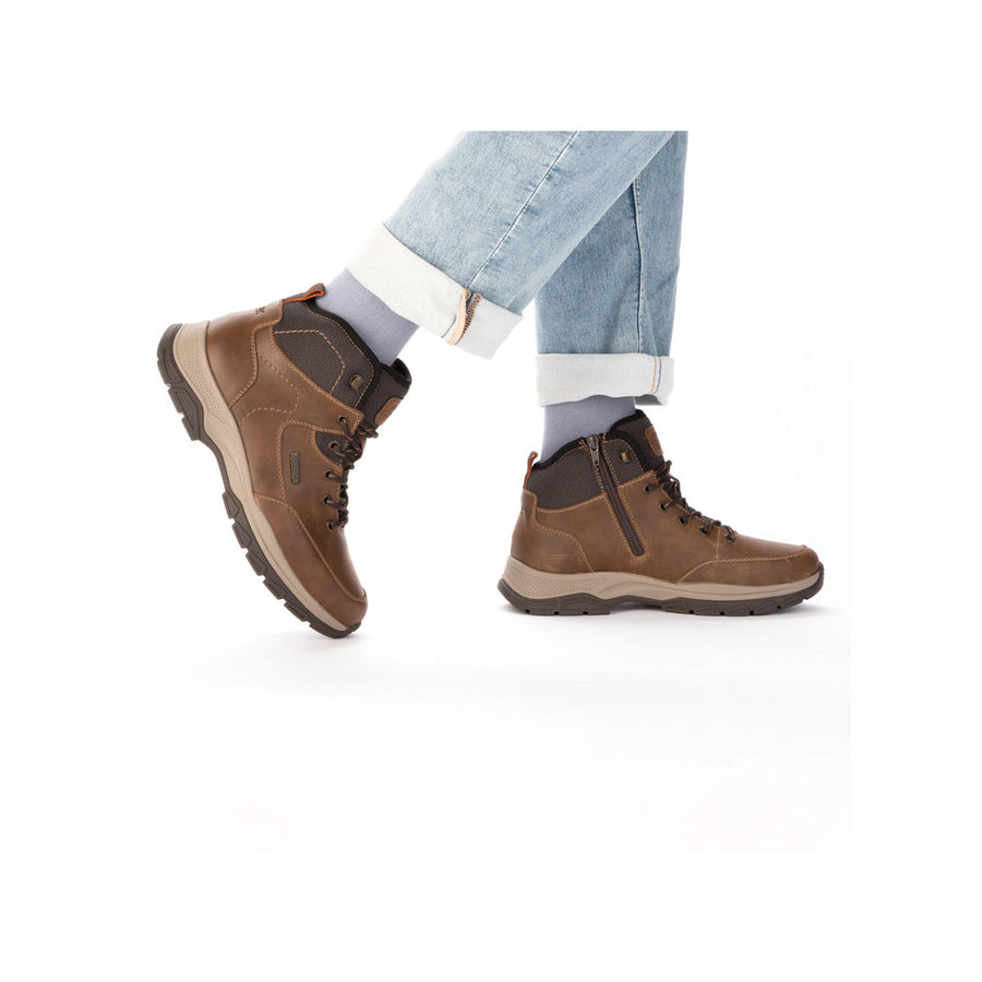 Rieker 30230-22 Mens Wide Fit Warm Lined Water resistant Brown Boots