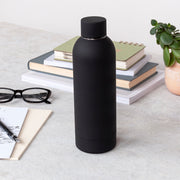 Rex London Rubber coated steel bottle 500ml - Black-30345